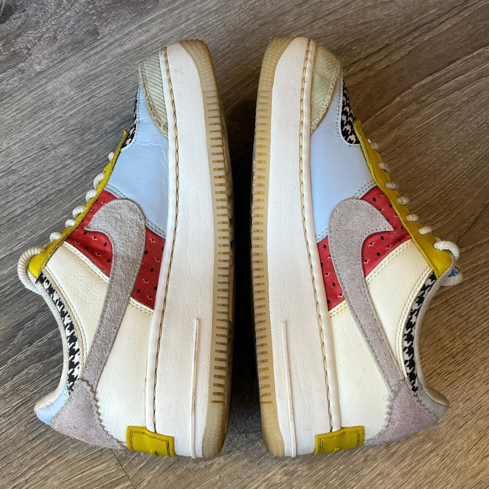 Nike Air Force 1 Low Shadow Patchwork Multi Print… - image 3
